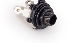 Mufă Endpin Jack MEC Pickups  Open 6.3 mm / 1/4 Stereo Jack Socket - Black