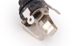 Mufă Endpin Jack MEC Pickups  Open 6.3 mm / 1/4 Stereo Jack Socket - Black