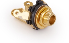 Mufă Endpin Jack MEC Pickups  Open 6.3 mm / 1/4 Stereo Jack Socket - Gold