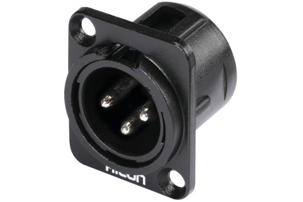 XLR mounting plug 3pin HI-X3DM-M
