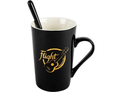 Mug - Black with Gold Logo