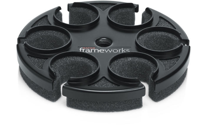 Multi-microphone support Gator Frameworks Mic 6 Tray