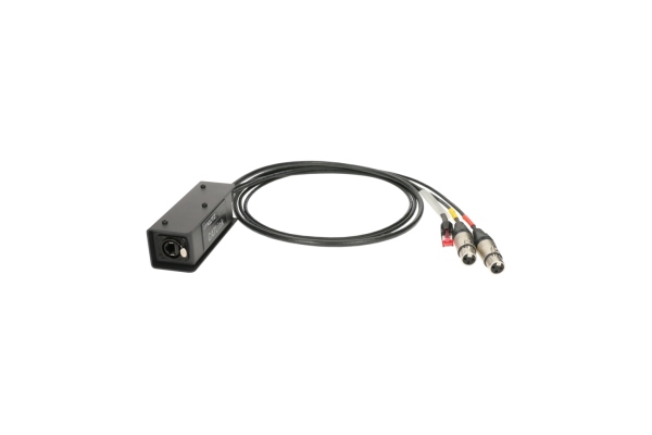 CATLink MINI 3-channel multicore adapteretherCON F - 2 x XLR 3p F + RJ45 CATLink MINI 3-channel multicore adapteretherCON F - 2 x XLR 3p F + RJ45