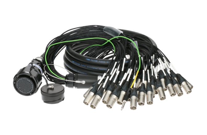 Multicore audio profesional Klotz PolyLIVE - RMP 150p F - 32x XLR M32-channel - analog fanout PVC - KLOTZ - metal / Remke - 6 m