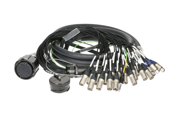 PolyLIVE - RMP 85p F - 20x XLR M / 4x XLR F24-channel PolyLIVE - analog fanout - PVC - Neutrik® - metal / Remke - 20 m