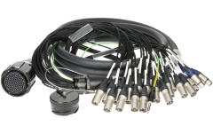 Multicore audio profesional Klotz PolyLIVE - RMP 85p F - 20x XLR M / 4x XLR F24-channel PolyLIVE - analog fanout - PVC - Neutrik® - plastic / ZEP - 20 m