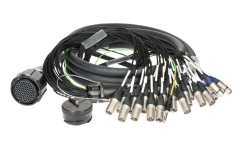 Multicore audio profesional Klotz PolyLIVE - RMP 85p F - 20x XLR M / 4x XLR F24-channel PolyLIVE - analog fanout - PVC - Neutrik® - plastic / ZEP - 25 m
