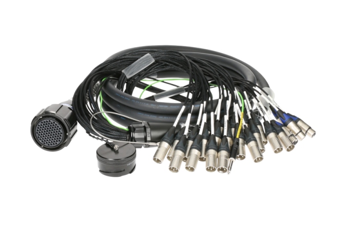 Multicore audio profesional Klotz PolyLIVE - RMP 85p F - 20x XLR M / 4x XLR F24-channel PolyLIVE - analog fanout - PVC - Neutrik® - plastic / ZEP - 25 m