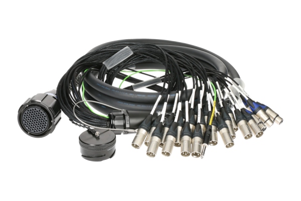 PolyLIVE - RMP 85p F - 20x XLR M / 4x XLR F24-channel PolyLIVE - analog fanout - PVC - Neutrik® - plastic / ZEP - 3 m