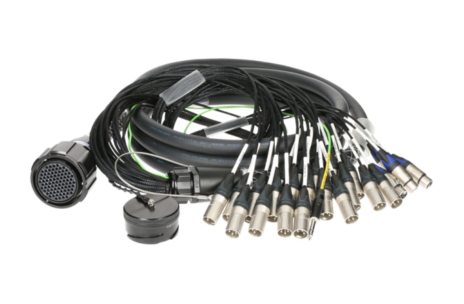 Multicore audio profesional Klotz PolyLIVE - RMP 85p F - 20x XLR M / 4x XLR F24-channel PolyLIVE - analog fanout - PVC - Neutrik® - plastic / ZEP - 3 m