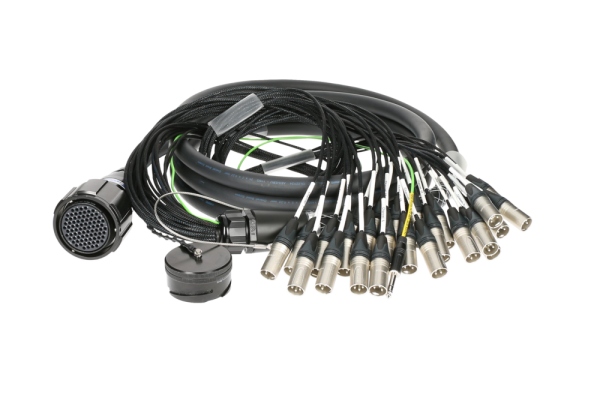 PolyLIVE - RMP 85p F - 24x XLR M24-channel - analog fanout - PVC - Neutrik® - plastic / ZEP - 3 m