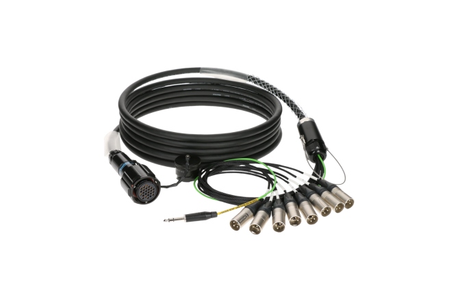 Multicore audio robust Klotz PolyLIVE - RMP 25p F - 8x XLR M8-channel - analog fanout - PVC - Neutrik® - 10 m