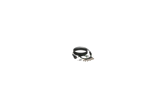 Multicore audio robust Klotz PolyLIVE - RMP 25p F - 8x XLR M8-channel - analog fanout - PVC - Neutrik® - 10 m