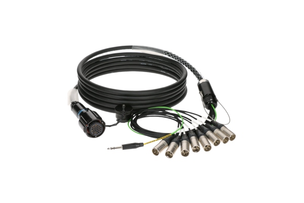 PolyLIVE - RMP 25p F - 8x XLR M8-channel - analog fanout - PVC - Neutrik® - 20 m
