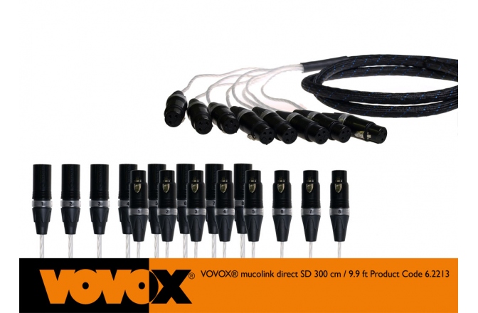 Multicore cuXLR Vovox Mucolink direct SD XLR 300