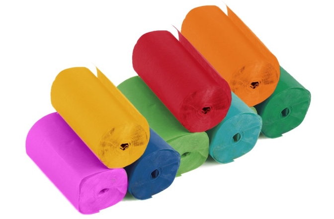 Muniție confetti TCM FX Slowfall Streamers 10mx5cm, multicolor, 10x
