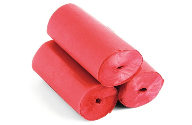 Muniție confetti TCM FX Slowfall Streamers 10mx5cm, red, 10x