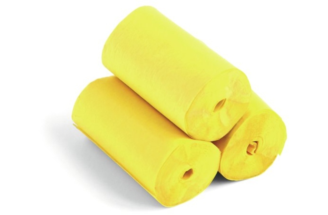 Muniție confetti TCM FX Slowfall Streamers 10mx5cm, yellow, 10x