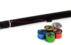 Munitie tun confetti TCM FX Electric Streamer Cannon 80cm, multicolor metallic