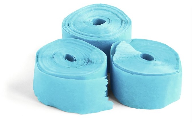 Munitie tun confetti TCM FX Slowfall Streamers 10mx1.5cm, light blue, 32x