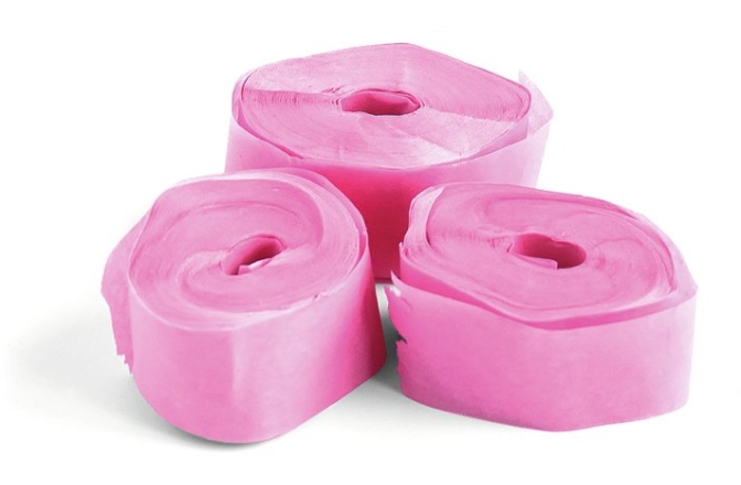 Munitie tun confetti TCM FX Slowfall Streamers 10mx1.5cm, pink, 32x