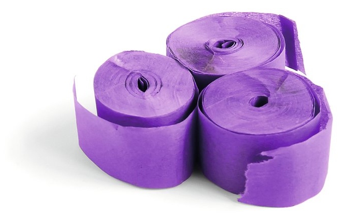 Munitie tun confetti TCM FX Slowfall Streamers 10mx1.5cm, purple, 32x