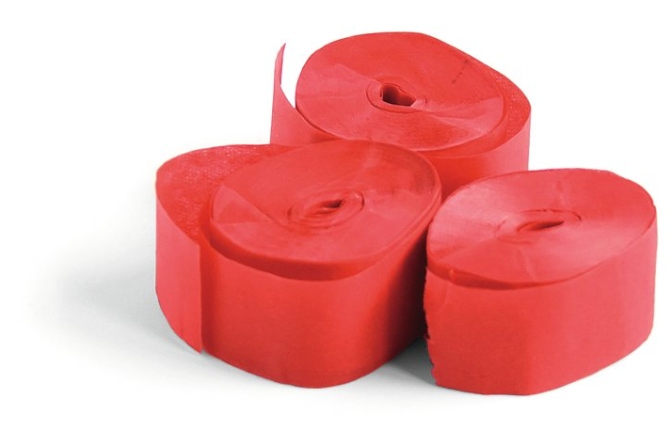 Munitie tun confetti TCM FX Slowfall Streamers 10mx1.5cm, red, 32x