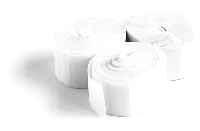 Munitie tun confetti TCM FX Slowfall Streamers 10mx1.5cm, white, 32x
