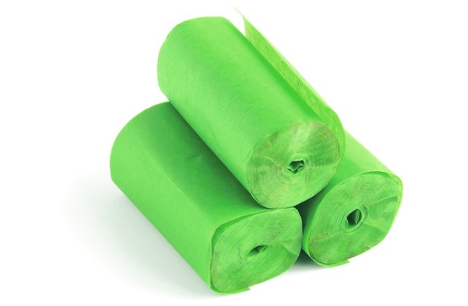 Munitie tun confetti TCM FX Slowfall Streamers 10mx5cm, light green, 10x
