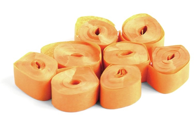 Munitie tun confetti TCM FX Slowfall Streamers 5mx0.85cm, orange, 100x