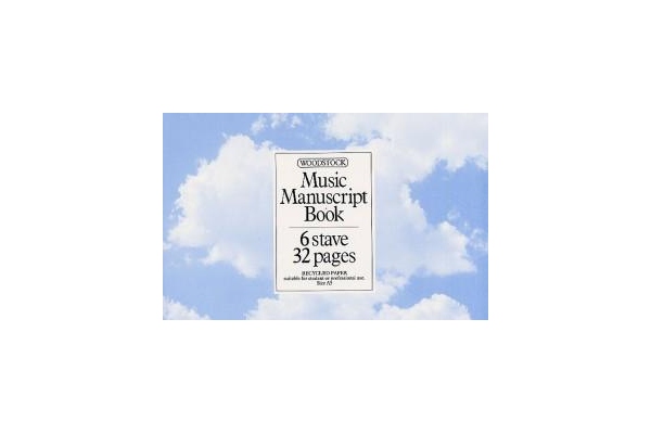 Music Manuscript Book: 6 Stave 32 Pages Spiral Music Manuscript Book: 6 Stave 32 Pages Spiral