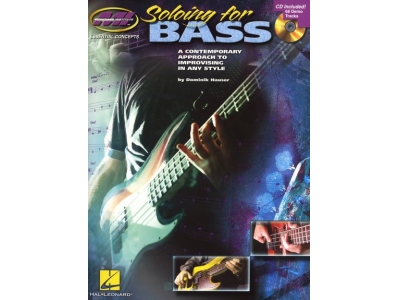 MUSICIANS INSTITUTE SOLOING FOR BASS GUITAR WITH TAB BOOK/CD