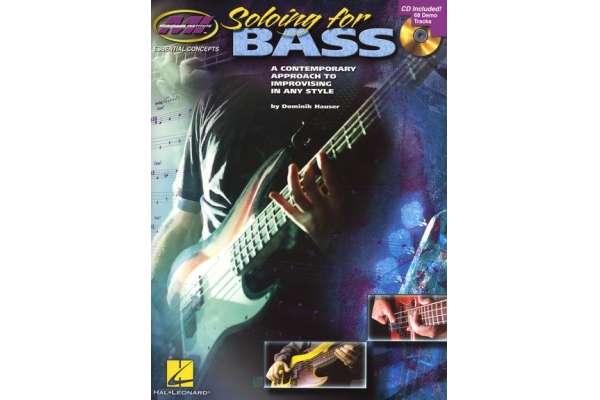 MUSICIANS INSTITUTE SOLOING FOR BASS GUITAR WITH TAB BOOK/CD