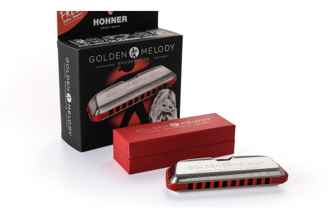 Muzicuță diatonică  Hohner Golden Melody Ab