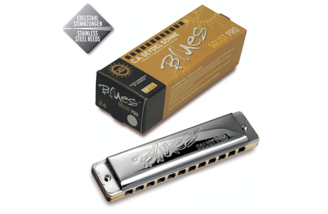 Muzicuță în SOL 12 găuri Seydel SOLIST PRO 12 STEEL - Solo G