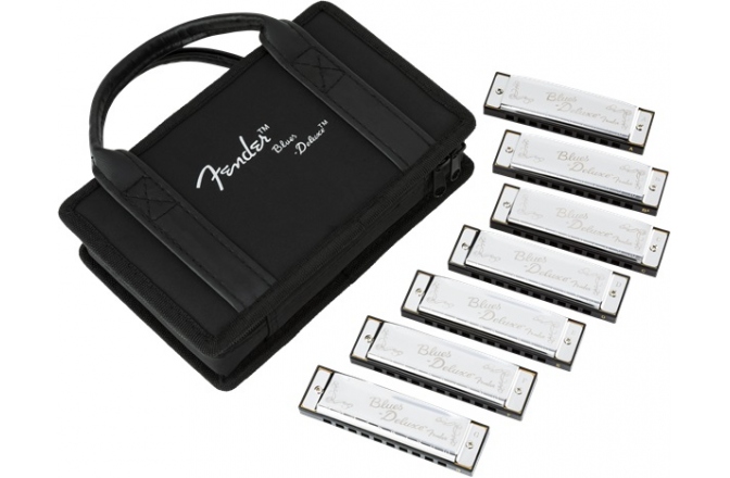 Muzicuțe Fender Blues Deluxe 7 pack with case