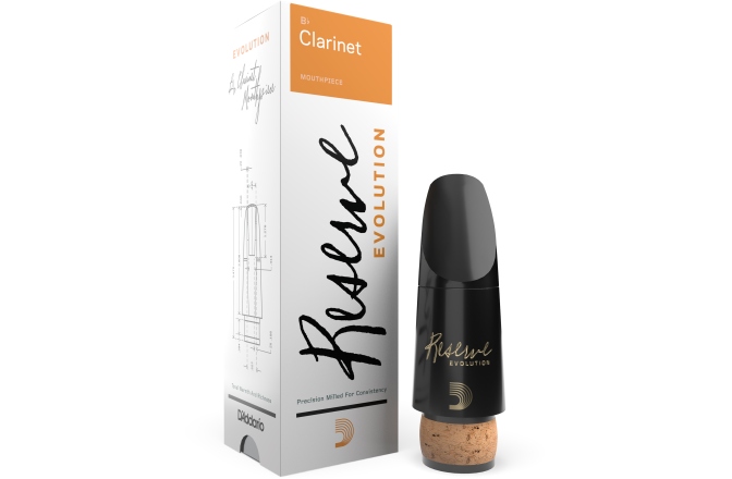 Muştiuc clarinet Daddario Woodwinds Reserve Evolution Bb Clarinet Mouthpiece EV10E