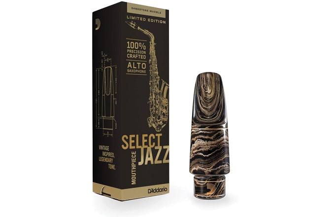 Muştiuc Saxofon Alto Daddario Woodwinds Select Jazz Marble Alto Saxophone Mouthpiece D7M-MB