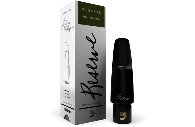 Muştiuc Saxofon Tenor  Daddario Woodwinds Reserve Tenor Saxophone Mouthpiece - D190 (1.90mm Medium-Long Facing)