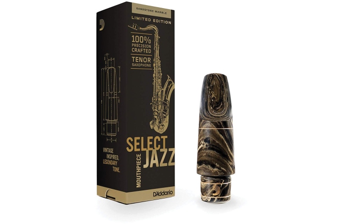 Muştiuc Saxofon Tenor Daddario Woodwinds Select Jazz Marble Tenor Saxophone Mouthpiece D6M-MB
