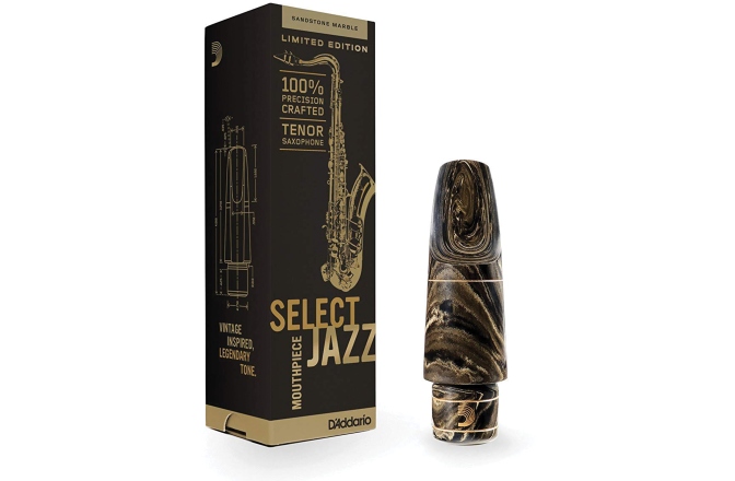 Muştiuc Saxofon Tenor Daddario Woodwinds Select Jazz Marble Tenor Saxophone Mouthpiece D8M-MB