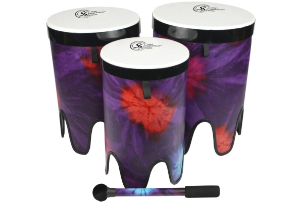 Nesting Drums Tom Tom Freestyle II 3 buc set Woodstock Purple