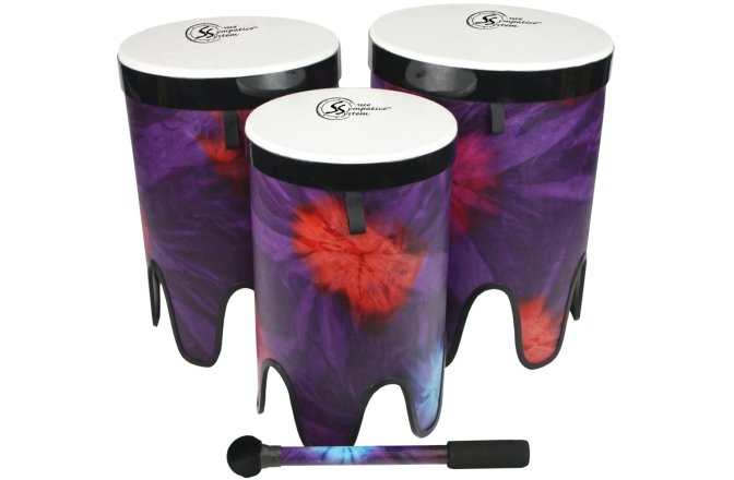 Nesting Drums Tom Tom  Toca Nesting Drums Tom Tom Freestyle II 3 buc set Woodstock Purple