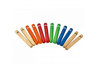 Claves - Multi-colored - 6 Pairs