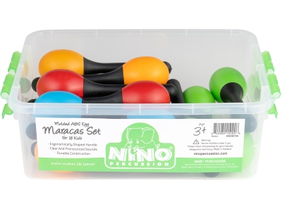 Molded ABS Egg Maracas Set NINOSET56