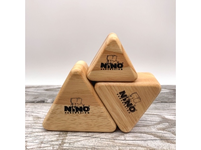 Wood Shaker - Triangular, 3 pcs. set