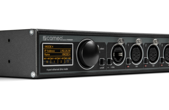 Nod Ethernet DMX 4  Cameo XNODE 4