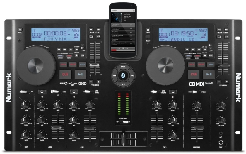 Numark CD Mix Bluetooth CD player mixer DJ SoundCreation