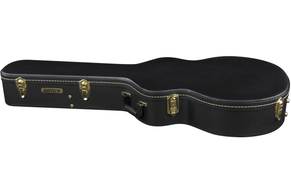 Gretsch Guitars G6241 16" Deluxe Hollow Body Electric Hardshell Case Black — 2