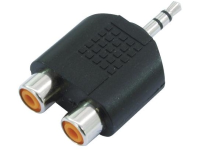 Adapter 2xRCA(F)/3.5 Jack stereo